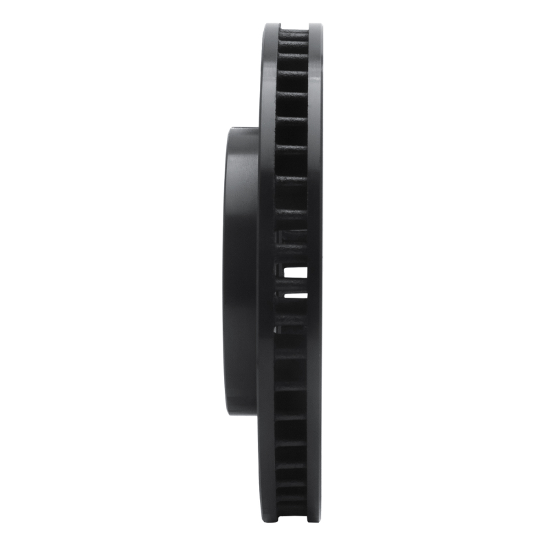 Buick LeSabre Brake Rotor (1) - Front Left - R1 Concepts - Drilled & Slotted - Black - `97-`05
